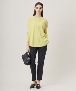 ICB L 【接触冷感・UVカット・透け防止・吸水速乾・洗える】 シェルタリングドライオックス スティックパンツ ブラック系