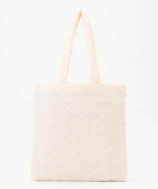 LA BAGAGERIE バイカラー　キルティングビッグトート アイボリー