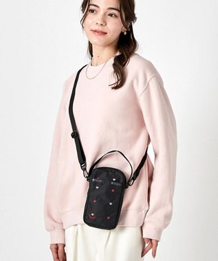 MINI PHONE CROSSBODY/エンブロイダードリップス / LeSportsac