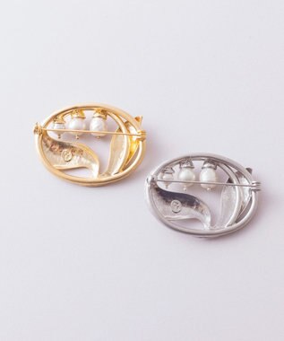 Pisceans メイリリーブローチ マットゴールド