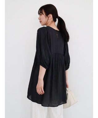 Green Parks ＢＰ　ボリュームスリーブチュニック Black