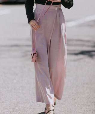 NAVE 【Nave・セットアップ可】ヴィスコースリネン パンツ ピンク系