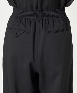 NAVE 【ReNAVE・洗える/UVカット】スパンポリエステル パンツ ブラック系