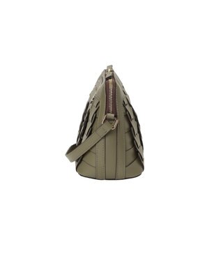 LA BAGAGERIE 【veganview】v piece mesh shoulder bag グレージュ