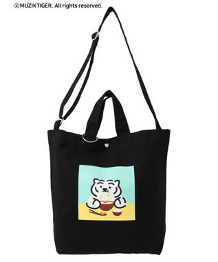 Green Parks ムジークタイガー／２ＷａｙキャンバストートＢＡＧ Black