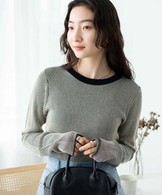 WEGO リバーシブルニットトップス ブラック