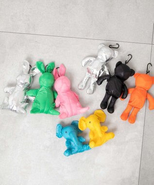 WEGO ぬいぐるみトートバッグ ブルー