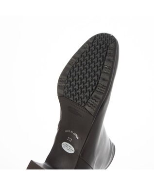 MODE ET JACOMO <D'ICI>ラウンドスクエアトゥショートブーツ ダークブラウン