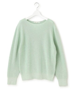 23区 S 【洗える】コットンギマ ボートネック ニット スモーキーグリーン系