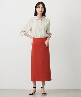 J.PRESS LADIES ピーチポプリン シャツ サンドベージュ系