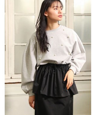 Green Parks ・ＳＵＧＡＲ　ＳＰＯＯＮ　３ｗａｙペプラムスカート Black