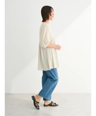 Green Parks ＢＰ　ボリュームスリーブチュニック Ivory