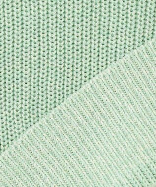 23区 【洗える】コットンギマ ボートネック ニット スモーキーグリーン系