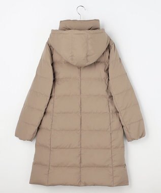 J.PRESS LADIES 【洗える・2way】タフタダウン ロング丈 コート モカ系