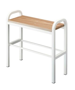 tower 立ちやすいベンチシューズラック タワー  ホワイト ホワイト