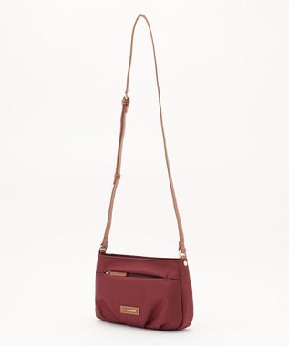 LA BAGAGERIE ポリエステルキャンバス　タックポシェット ワイン