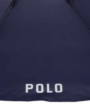 MOONBAT POLO RALPH LAUREN 晴雨兼用日傘 折りたたみ傘 ポロベアプリント／遮光 遮熱 UV オフホワイト＆ベアＰｔ×ネイビー