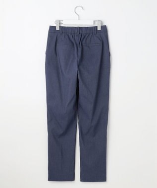 ANY SIS S エアリーストレッチ テーパードパンツ シャンブレーブルー