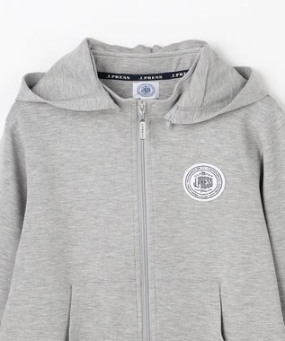 J.PRESS KIDS 【140-170cm】ダンボールニット ロゴ パーカー トップグレー