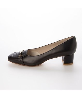 Riz raffinee <Riz raffinee>スクエアトゥヒールアップローファー ダークブラウン