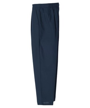 Green Parks 綿麻混タックテーパードパンツ Dark Navy
