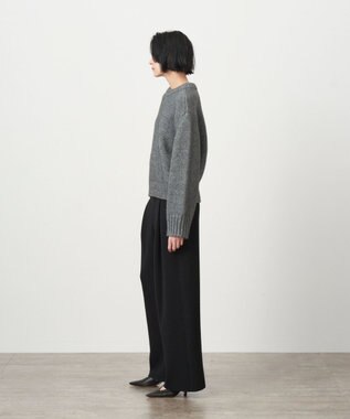 WOOL CASHMERE SILK | ストレートイージーパンツ / ATON