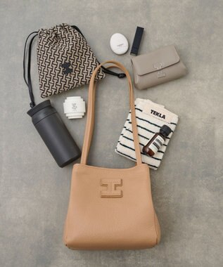 IACUCCI 【再予約スタート】センティエーロ ミニトート CERVO キャメル