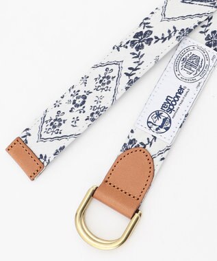 J.PRESS MEN 【120th anniversary】Reyn spooner×J.PRESS リバースフリングベルト ホワイト系5