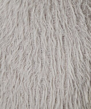 NAVE 【ReNAVE・洗える】メルティーシャギーニット スカート ライトグレー系