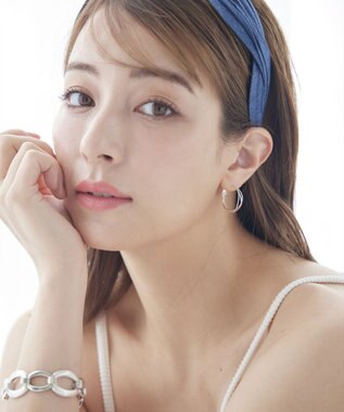 Tiaclasse 【金属アレルギー対応】　ワイヤーフープピアス シルバー