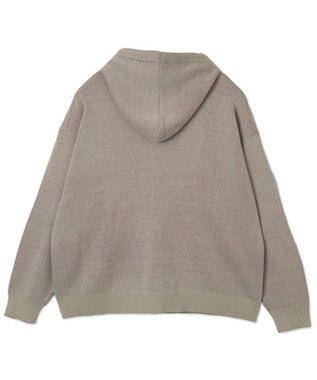 WEGO 【ユニセックス着用ITEM】ジャガードグラフィックパーカー ホワイト