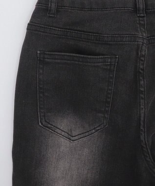 WEGO ブラストスタッズフレアデニム ブラック