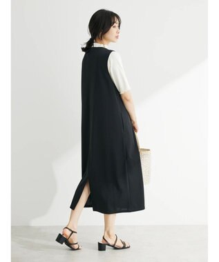 Green Parks ジレにもなる２ｗａｙジャンスカ Black