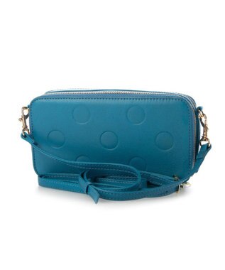 UNBILLION ペルケ perche / 縦横2wayウォレットショルダー ブルードット