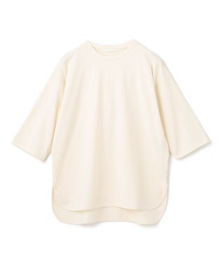 BEIGE， 【BEIGEecru/WEB限定・洗える】JERSEY STITCH / コットンオーバーサイズトップス Ecru