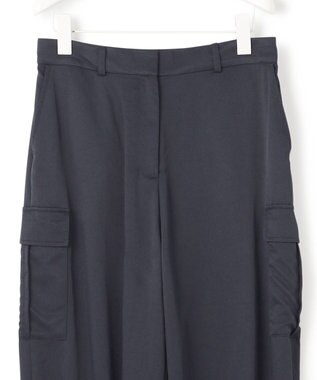 ICB 【接触冷感・UVカット・撥水・洗える】 ナイロンタスランツイル パラシュートカーゴパンツ ネイビー系