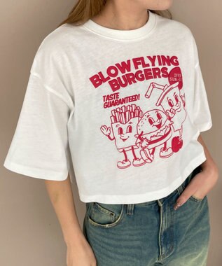 WEGO FUNNYグラフィックショートT レッド