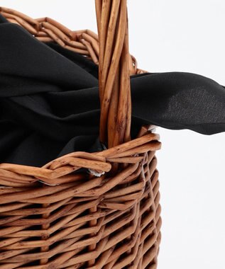 LA BAGAGERIE LA BAGAGERIE×Chiyo カゴバッグ ブラック