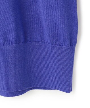 23区 S 【洗える】サステナブルウール ベーシック カーディガン ブルー系