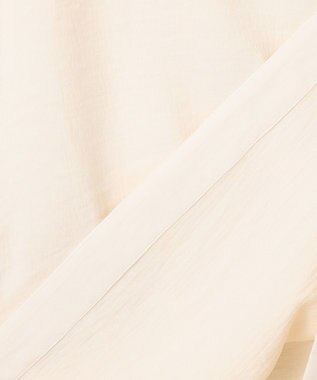 BEIGE， 【洗える】POMONA / Vネックフード付プルオーバー Ecru