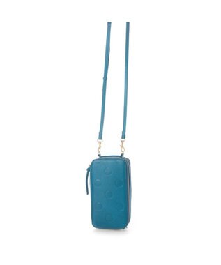 UNBILLION ペルケ perche / 縦横2wayウォレットショルダー ブルードット