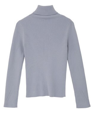 CRAFT STANDARD BOUTIQUE リブタートルニットプルオーバー Light Blue