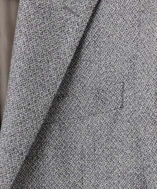 GOTAIRIKU 【DELFINO】ナポリジオメトリックツイード ジャケット_グレー ライトグレー系8