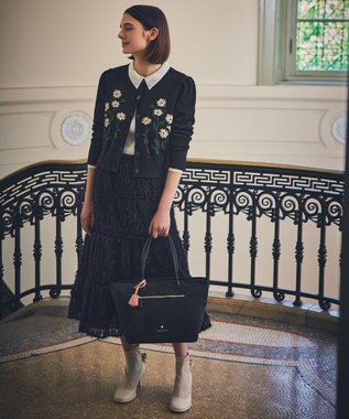 TOCCA 【一部WEB限定カラー】LAUREL NYLONBAG ナイロンバッグ 【WEB限定カラー】ブラック×ピンク系