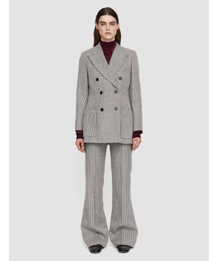 JOSEPH フルイドムリネ　ダブルブレステッドジャケット Ivory/Arabica