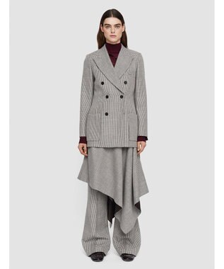 JOSEPH フルイドムリネ　ダブルブレステッドジャケット Ivory/Arabica