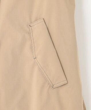 J.PRESS LADIES 【洗える・撥水】ポリアーティローザ ダブル トレンチコート モカ系