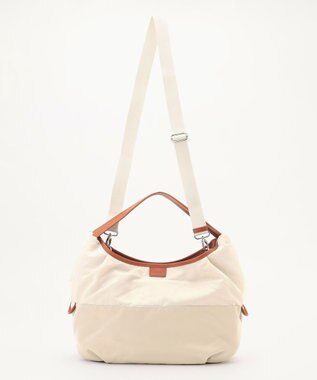 Y'SACCS シワナイロン2WAYトートバッグ Mサイズ アイボリー