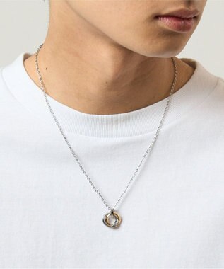 WEGO ミニトリプルリングチェーンネックレス