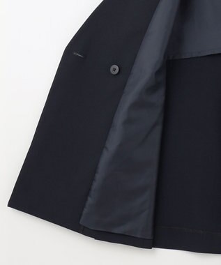 J.PRESS LADIES 【洗える・吸水速乾・接触冷感・セットアップ対応】Light ジョーゼット ジレ ダークネイビー系